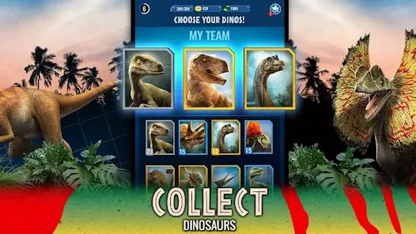 game khủng long - Jurassic World Alive